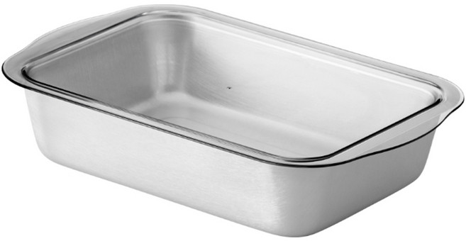 쿡에버 신밧드 스텐사각 클리어 소 20cm, 신밧드 클리어 소 + 투명 커버 소, 1개