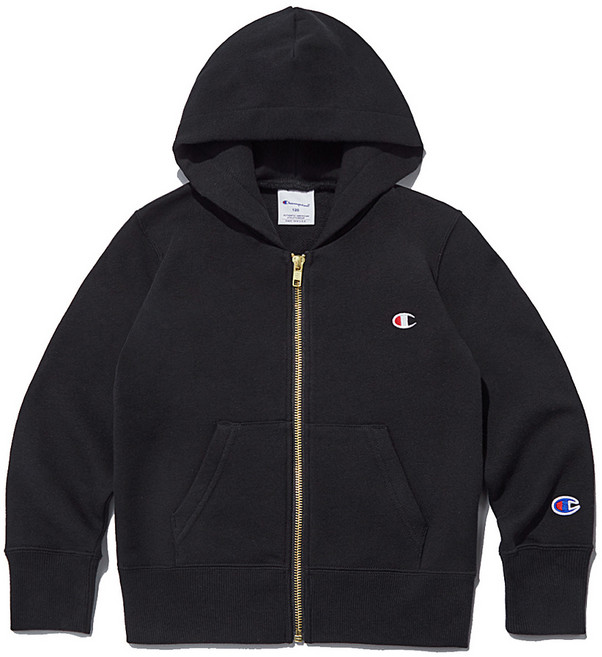 챔피온 아동용 아시아 C로고 프렌치 테리 풀집업 후디