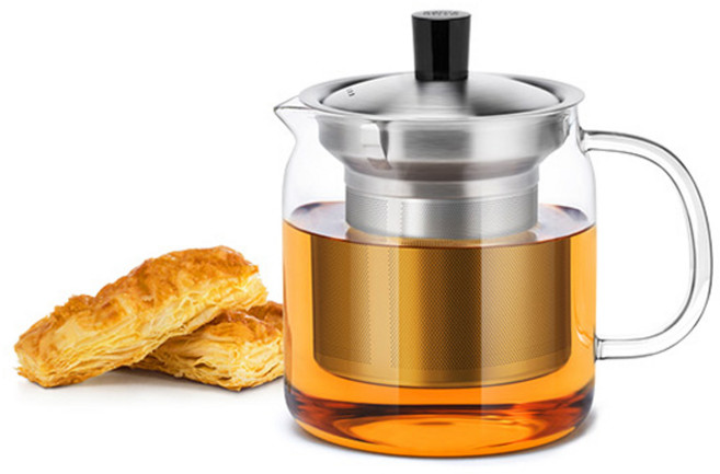 사마도요 내열유리 티포트 S042, 혼합색상, 500ml, 1개