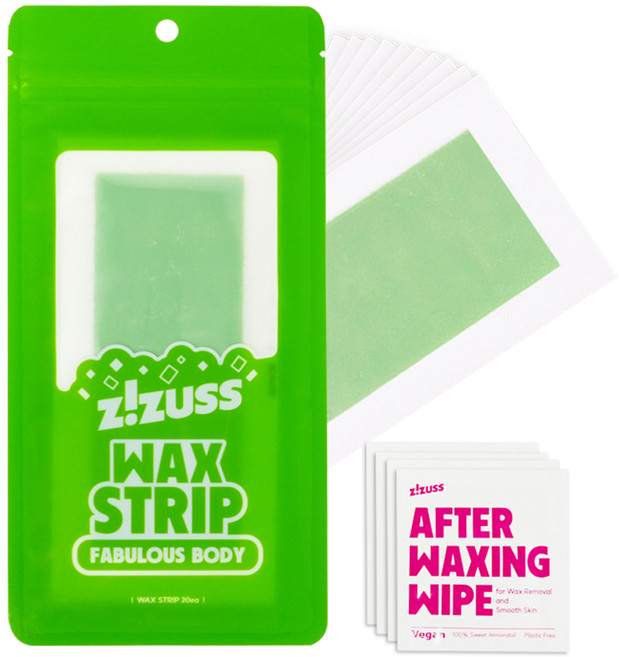 지저쓰 왁스스트립 20p 70g + 피니싱 와이프 4p 팔/다리용, 1개