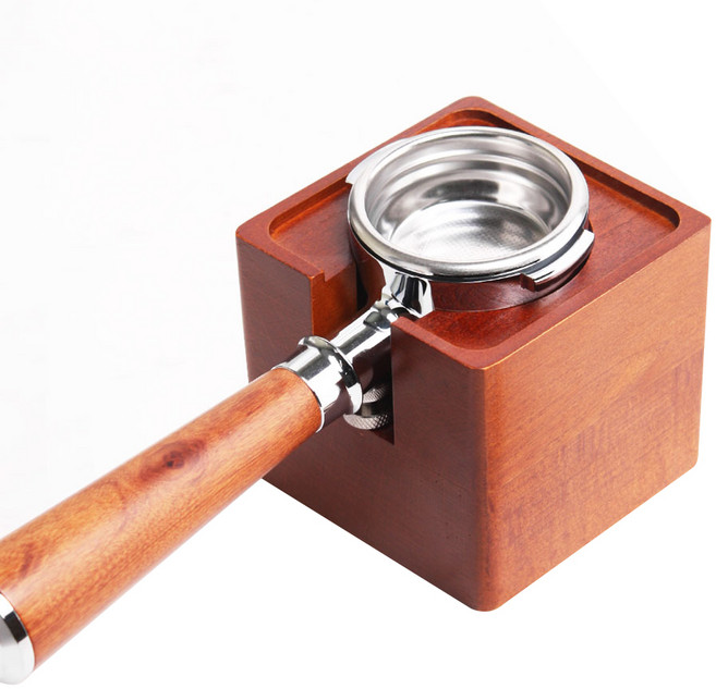 코빙 월넛 포터필터 거치대 1구 탬핑스테이션 51 / 53mm 겸용, 혼합색상, 1개