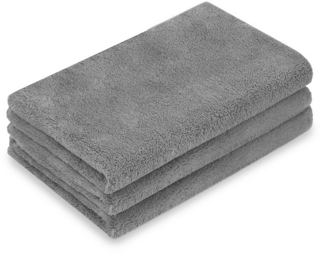 미스터러스터 폴리싱 버핑 타월 50 x 30 cm, 그레이, 3개