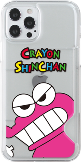 짱구는못말려 S1 반투명 카드 슬림 휴대폰 케이스