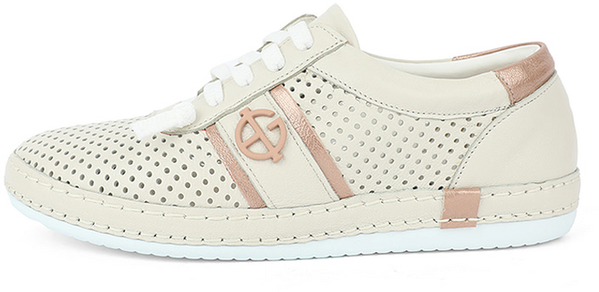 지쎄 제이슈 천연양가죽 틱크 펀칭 스니커즈 2.5cm