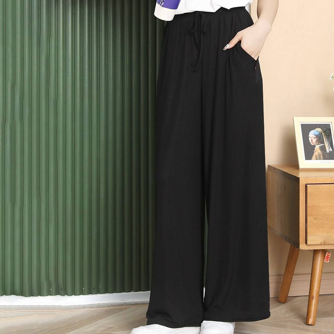 턴키 남녀공용 빅사이즈 쿨 냉감 통기성 스판 아이스 와이드 팬츠 SP-3319