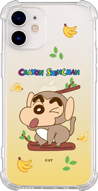 짱구 애니멀 코스튬 카메라 방탄 투명 젤리 휴대폰 케이스