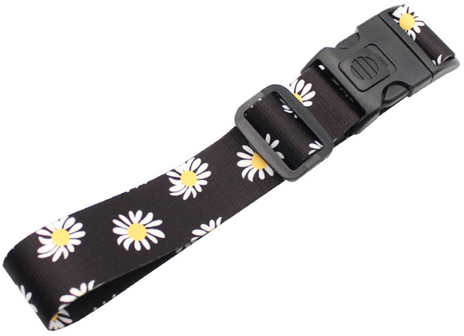 트래블큐브 이중잠금 락버클 패턴 보조가방 연결벨트