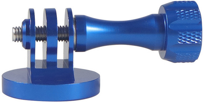 스페이스쉴드 고프로 액션캠 호환 메탈 컬러풀 삼각대 마운트 블루, 1개