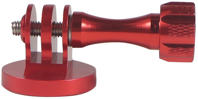 스페이스쉴드 고프로 액션캠 호환 메탈 컬러풀 삼각대 마운트, 레드, 1개