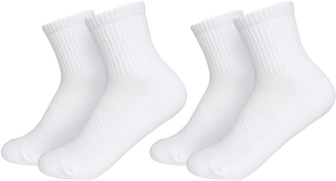 코지라벨 스포츠 3올 프로 퍼포먼스 두툼한 쿠션양말 여성용 중목 2켤레