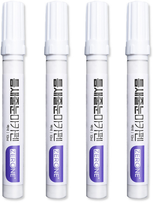 ZERONE 틈새 줄눈 마카펜 10ml, 4개