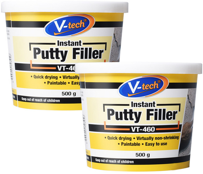Vtech 퍼티 필러 화이트 500g VT-460, 2개