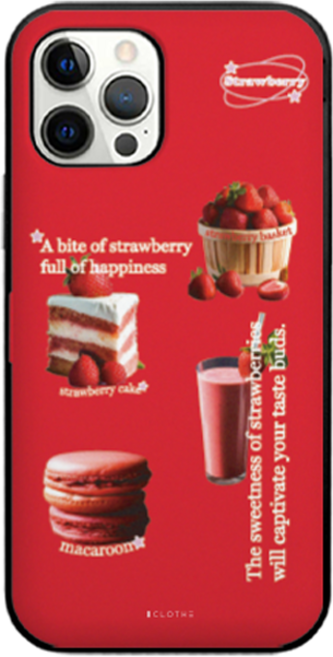 에잇클로드 스윗디저트 마그네틱 도어 범퍼 휴대폰 케이스