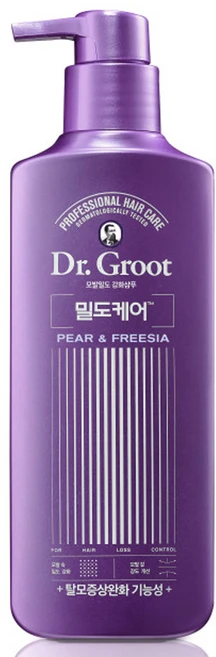 닥터그루트 밀도케어 탈모증상완화 샴푸 페어앤프리지아향, 400ml, 1개 - 쿠팡
