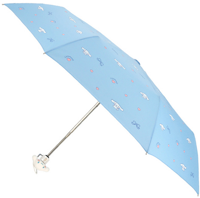 산리오 시나모롤 리본 입체핸들 완전자동우산 MUHKU70034+커버세트