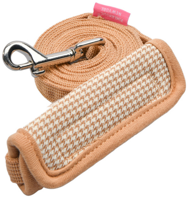 핑카홀릭 강아지 루이스 산책 리드줄 AL7806, 1개, 베이지