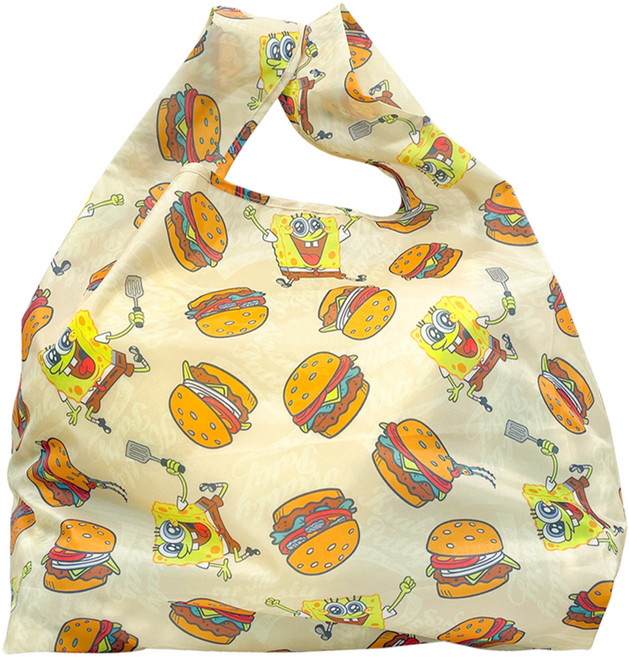 SpongeBob 海綿寶寶 購物袋, 1個, 蟹肉堡
