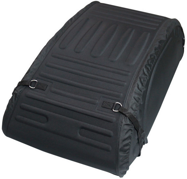 알래스카블랙 헬로우캠핑 폴더블 차량용 입체 루프백 320L + 이지웨빙 세트, 1개