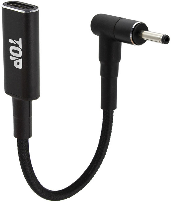 에이치디탑 C타입 to DC PD100W 노트북 충전 케이블 15cm x 3mm x 1mm, 1개, HT-CL038