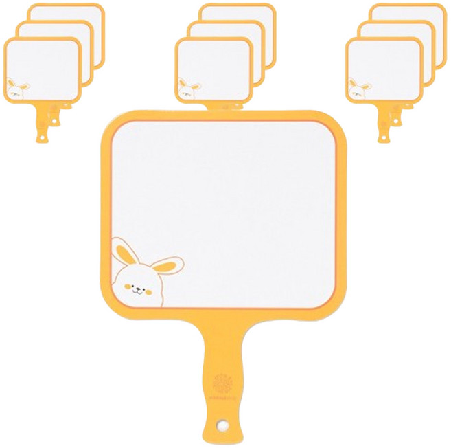 민화샵 손잡이 화이트보드 I230011B, 토끼, 10개