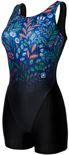 랠리 여성용 아쿠아로빅 U백 반전신 3부 실내 수영복 OSLH651