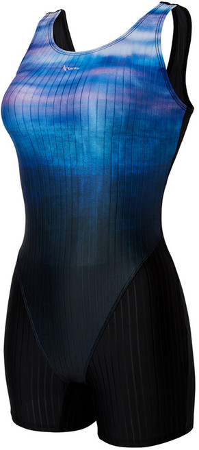 랠리 여성용 아쿠아로빅 U백 반전신 3부 실내 수영복 OSLH646