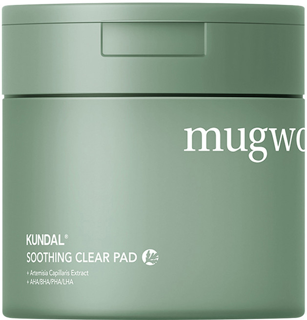 KUNDAL 昆黛爾 濟州艾草舒緩棉片 120ml, 1罐, 60片