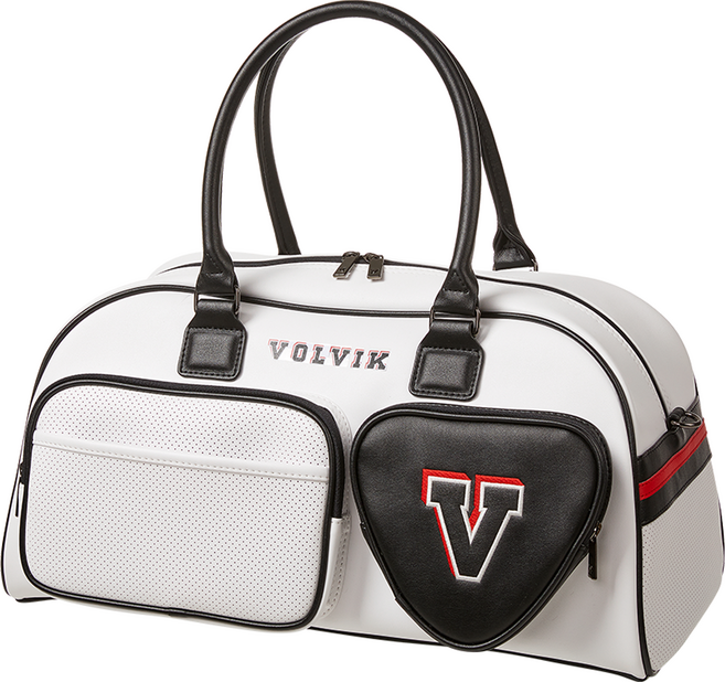 볼빅 VBCB 프리미엄 바시티 보스턴백 옷가방, 화이트