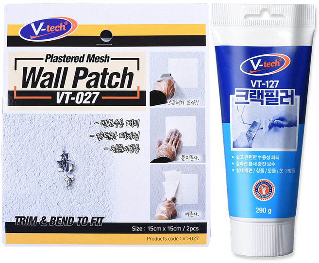 Vtech 월패치 + 크랙필러 세트, 1세트