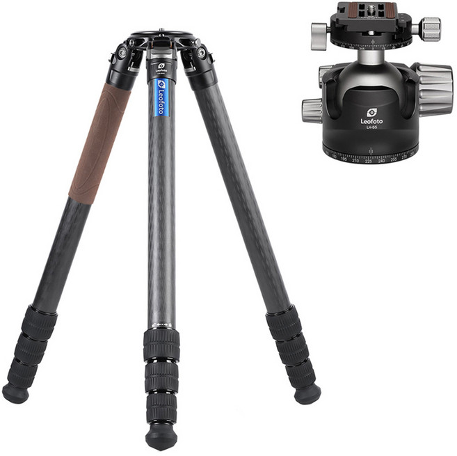 레오포토 시스테메틱 10X 카본삼각대 + 볼헤드 세트, LM-404C(카본삼각대), LH-55R(볼헤드), 1개