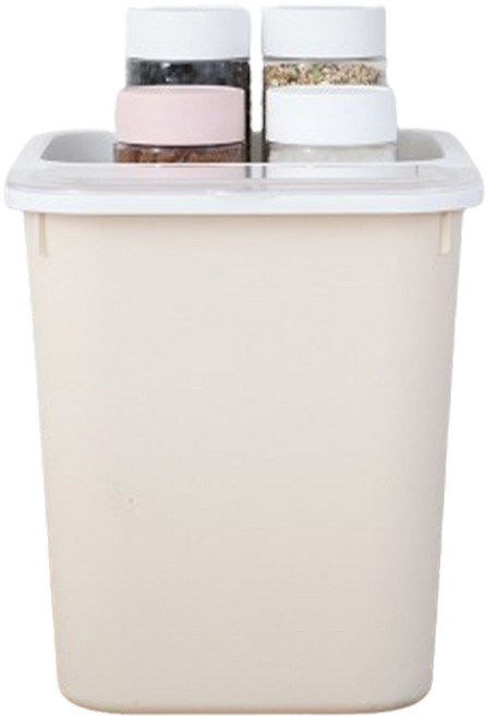 가쯔 마카롱 쌀통 16kg, 아이보리, 1개