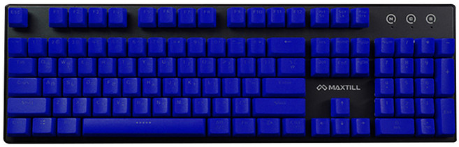 맥스틸 가디언 컬러 키보드 키캡, 블루, MAXTILL GUARDIAN-Keycap