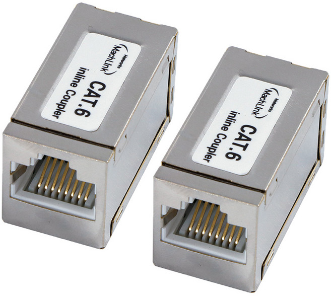마하링크 인라인 Cat 6 FTP I형 커플러, CP-1639, 2개