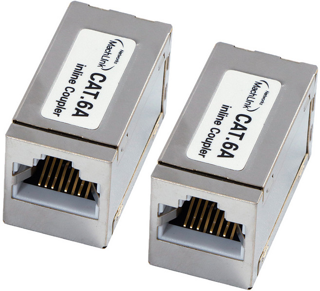 마하링크 인라인 Cat 6A FTP I형 커플러, CP-1640, 2개