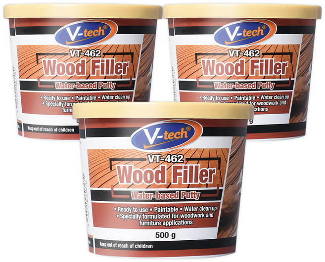 Vtech 우드필러 내추럴 VT-462N 500g, 3개