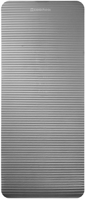 컬러힐 미니 쿠션 요가매트, 그레이, 1개