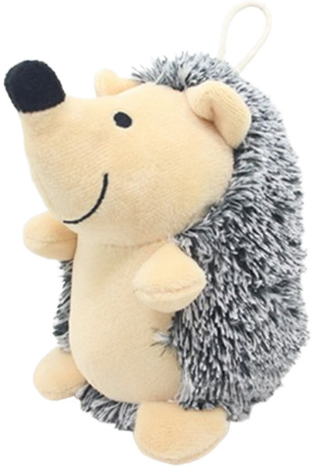 딩동펫 반려동물 고슴도치 터그놀이 바스락 인형, 그레이, 1개