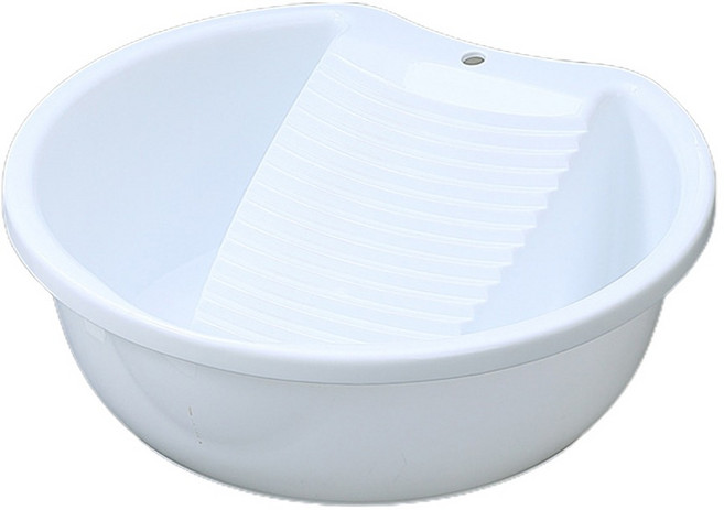 살림제작소 미니 빨래판 대야, 화이트, 1개