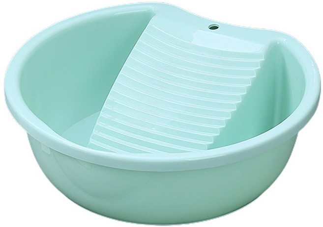 살림제작소 미니 빨래판 대야, 그린, 1개