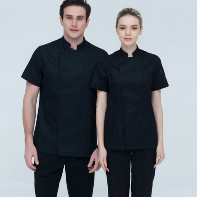 ChefBruno 男女通用短袖網眼廚師服