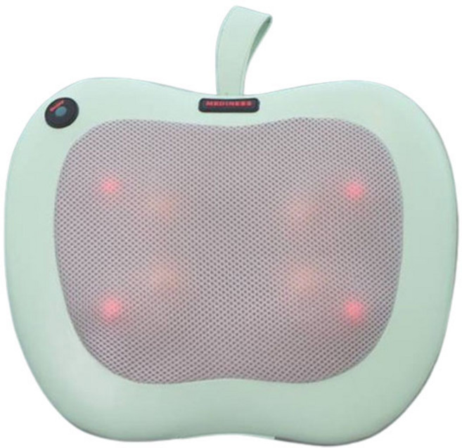 메디니스 애플 무선 롤링 목 어깨 베개 쿠션 마사지기 민트, MVP-449