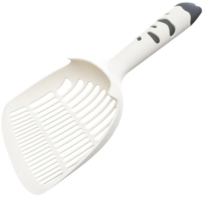 둥둥펫 고양이 배변 모래삽, 화이트, 1개