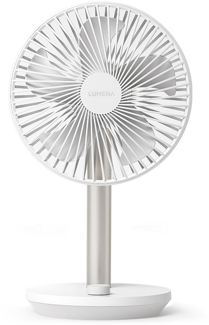 루메나 탁상용 무선 선풍기, FAN STAND 4, 노블 화이트