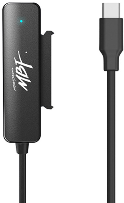 엠비에프 USB 3.0 C타입 to SATA 컨버터, 1개, MBF-UC3SATA-BK