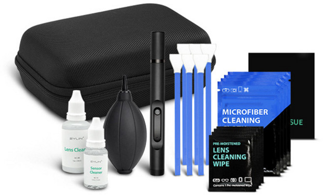 EYLIN 카메라 렌즈 클리닝 키트 9종 세트, ELK12, 1세트