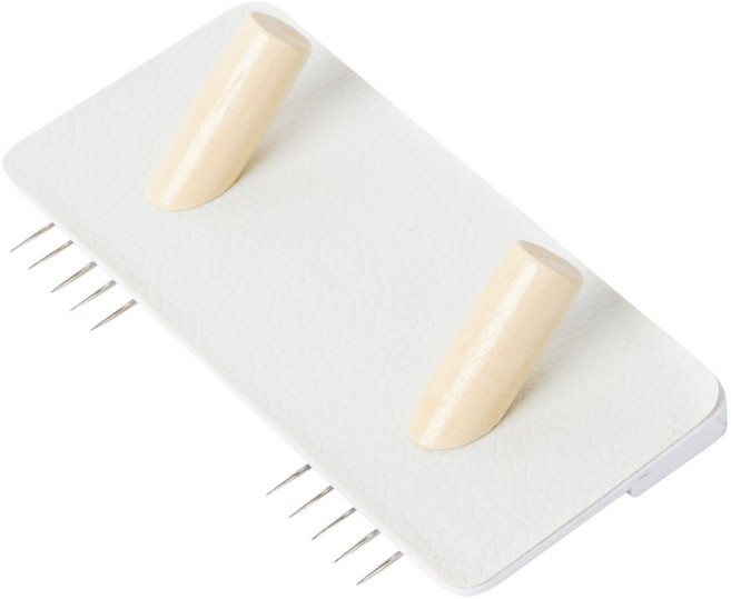 모노플랫 원목 똑또기핀 직사각 2구 벽지핀 2p, 혼합색상, 2세트