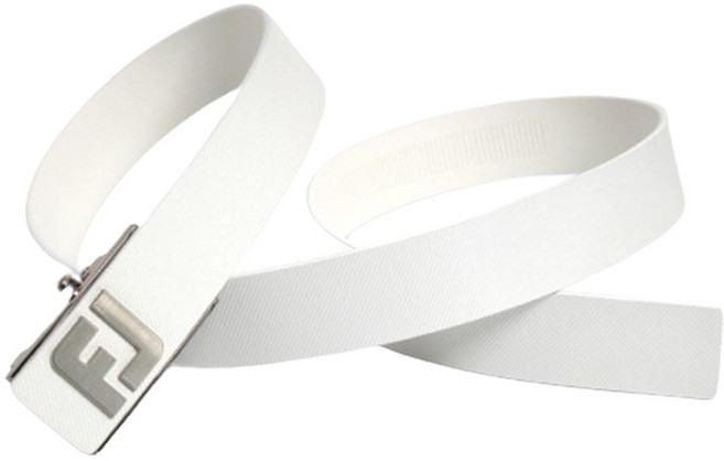 풋조이 남성용 FJ 벨트, 화이트, 1개