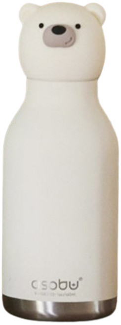 아소부 진공스텐 캐릭터 베스티 보온보냉 텀블러, 베어, 460ml, 1개
