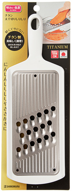 시모무라 티타늄 무 당근 감자채 채칼 aft-741, 혼합색상, 1개