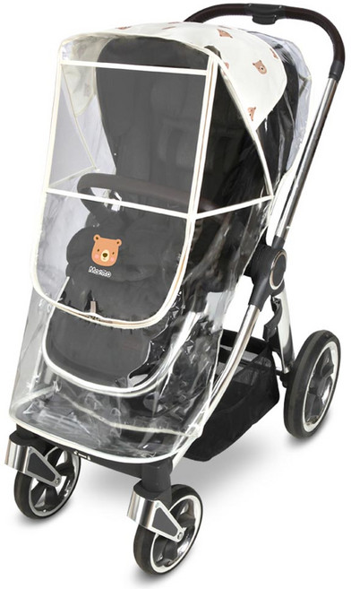 마니또 임페리얼 베타 유모차 레인커버, 베어, 1개